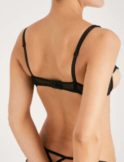 BLUEBELLA Nova Guipure Lace Bra -Boutique Fashion Lingerie Store 271 3003600 31623 BLACK ALT04