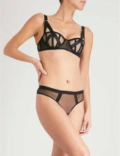 BLUEBELLA Karolina Mesh Thong 9 BLUEBELLA Karolina Mesh Thong -Boutique Fashion Lingerie Store 271 3003600 40150 BLACK ALT01