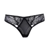 BLUEBELLA Emerson (Black) Lace And Mesh Thong