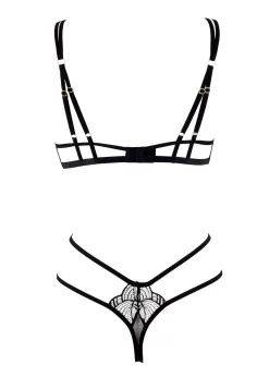 BLUEBELLA Emerson (Black) Strappy Body -Boutique Fashion Lingerie Store 35106.bk bluebella emerson strappy body black sexy lingerie b 2