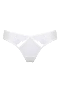 BLUEBELLA Emerson (Ivory) Lace And Mesh Thong