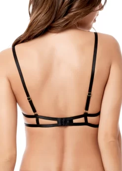 BLUEBELLA Eliana (Black) Bra -Boutique Fashion Lingerie Store 40697.bk bluebella eliana bra black nonpadded cupless sexy lingerie e