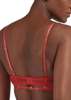BLUEBELLA Vienna Bra -Boutique Fashion Lingerie Store 41164 bluebella vienna red bra underwire nonpadded lace plunge sexy lingerie C