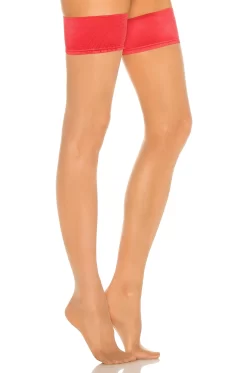 BLUEBELLA Hold Up Stocking Nude Red