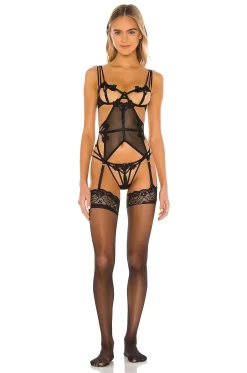 BLUEBELLA NOVA 끈 팬티 Black -Boutique Fashion Lingerie Store BEBE WI134 V3