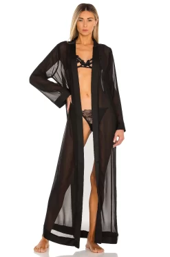 BLUEBELLA Marcella Long Kimono Black