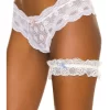BLUEBELLA Bridal Garter Ivory/Blue