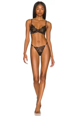 BLUEBELLA Isadora Bra Black -Boutique Fashion Lingerie Store BEBE WI295 V4