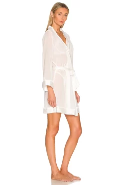 BLUEBELLA Short Kimono Ivory -Boutique Fashion Lingerie Store BEBE WI307 V3