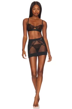 BLUEBELLA Alanna Skirt Black -Boutique Fashion Lingerie Store BEBE WI359 V4