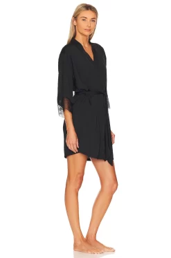 BLUEBELLA Alanna Kimono Black -Boutique Fashion Lingerie Store BEBE WI374 V3