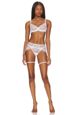 BLUEBELLA Rafaela Thigh Harness White -Boutique Fashion Lingerie Store BEBE WI423 V4