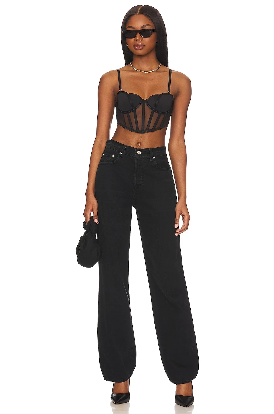 BLUEBELLA Rowan Wired Bustier Black 5 BLUEBELLA Rowan Wired Bustier Black - Image 5