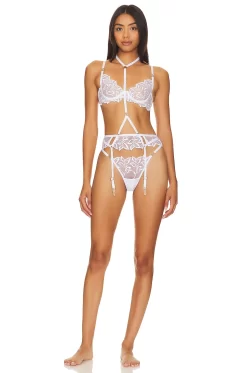 BLUEBELLA Isadora Thong White -Boutique Fashion Lingerie Store BEBE WI437 V4