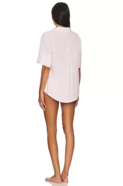 BLUEBELLA Marla Short Pajama Set Pearl Pink -Boutique Fashion Lingerie Store BEBE WI443 V3