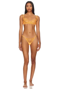 BLUEBELLA Irena Brief Blazing Orange -Boutique Fashion Lingerie Store BEBE WI448 V4