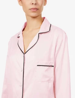 BLUEBELLA Abigail Satin Pyjama Set -Boutique Fashion Lingerie Store R03668547 PALEPINK ALT03