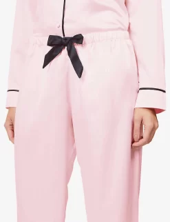 BLUEBELLA Abigail Satin Pyjama Set -Boutique Fashion Lingerie Store R03668547 PALEPINK ALT04