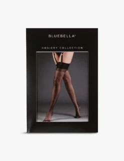 BLUEBELLA Plain Semi-sheer Stretch-woven Stockings