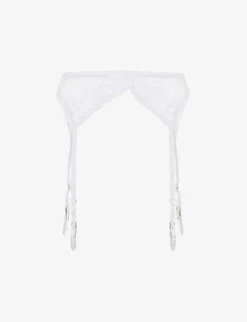 BLUEBELLA Marseille Semi-sheer Stretch-mesh Suspender