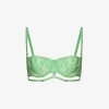 BLUEBELLA Isla Floral-embroidered Stretch-mesh Balconette Bra