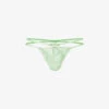 BLUEBELLA Isla Floral-embroidered Mid-rise Lace Thong