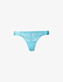 BLUEBELLA Tori Branded-waistband Stretch-lace Thong