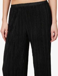 BLUEBELLA Neeson V-neck Woven Pyjamas -Boutique Fashion Lingerie Store R04144983 BLACK ALT05