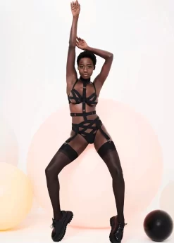 BLUEBELLA Emilia (Black) Open Brief -Boutique Fashion Lingerie Store SS21 Emilia EN 01 c4171f73 a273 439c 9231 3a2023693516