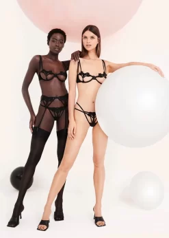 BLUEBELLA Nova Ouvert Cup Bra (Black) -Boutique Fashion Lingerie Store SS21 Nova EN 01