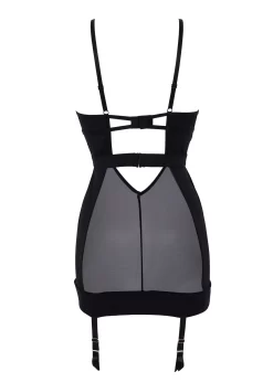 BLUEBELLA Alanna Longline Basque 13 BLUEBELLA Alanna Longline Basque -Boutique Fashion Lingerie Store bluebella alanna longline basque underwired non padded black lace soft mesh sexy bodywear lingerie G