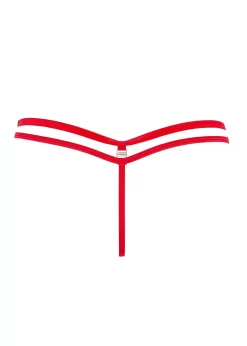 BLUEBELLA Amina (Red) Thong -Boutique Fashion Lingerie Store bluebella amina red embroidery flower thong bottoms sexy lingerie F