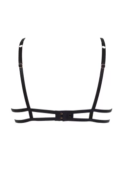 BLUEBELLA Aria Open Bra -Boutique Fashion Lingerie Store bluebella aria bra black embroidery underwired non padded cupless sexy lingerie H