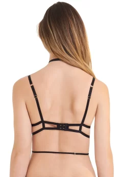 BLUEBELLA Aria Harness 9 BLUEBELLA Aria Harness -Boutique Fashion Lingerie Store bluebella aria harness black embroidery sexy bodywear accessory C