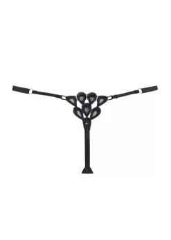 BLUEBELLA Aria Thong -Boutique Fashion Lingerie Store bluebella aria thong black embroidery sexy underwear lingerie H