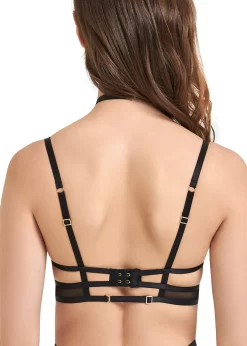 BLUEBELLA Calypso Bra 10 BLUEBELLA Calypso Bra -Boutique Fashion Lingerie Store bluebella calypso bra black gold see through bra underwired sexy lingerie C