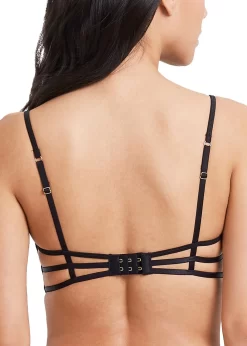 BLUEBELLA Caramella Bra (Black) -Boutique Fashion Lingerie Store bluebella caramella bra sheer mesh black lace nonpadded underwire sexy lingerie C