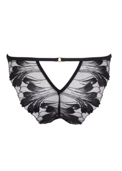 BLUEBELLA Colette Brief -Boutique Fashion Lingerie Store bluebella colette brief black mesh bottoms sexy lingerie G