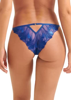 BLUEBELLA Colette Brief (Blue) -Boutique Fashion Lingerie Store bluebella colette brief blue embroidery sexy underwear lingerie C