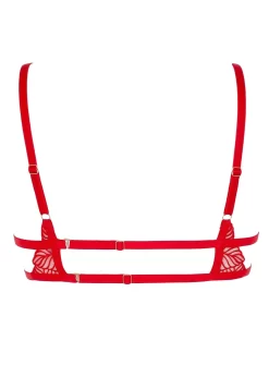 BLUEBELLA Enya Bra -Boutique Fashion Lingerie Store bluebella enya red embroidery mesh underwire bra sexy lingerie G