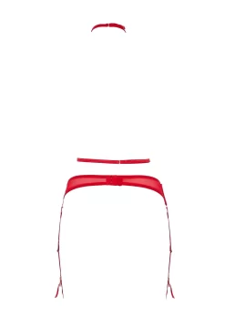 BLUEBELLA Enya Suspender Harness (Detachable) -Boutique Fashion Lingerie Store bluebella enya red suspender harness detachable bodywear bottoms sexy lingerie F