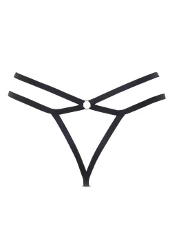 BLUEBELLA Estelle Thong -Boutique Fashion Lingerie Store bluebella estelle thong black mesh cutout bottoms sexy lingerie G