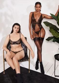 BLUEBELLA Grace Thong -Boutique Fashion Lingerie Store bluebella grace thong black lace sexy underwear sexy lingerie G