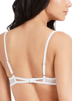BLUEBELLA Irena Bra (White) -Boutique Fashion Lingerie Store bluebella irena bra sheer mesh underwire white lace sexy lingerie C