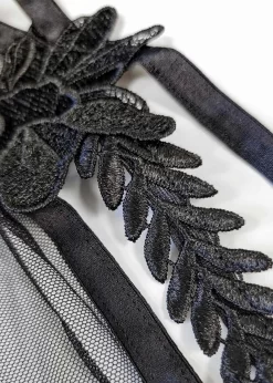 BLUEBELLA Lennon Bra (Black) -Boutique Fashion Lingerie Store bluebella lennon bra black close up compress88 scaled