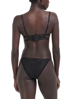 BLUEBELLA Lennon Bra (Black) -Boutique Fashion Lingerie Store bluebella lennon underwire nonpadded mesh bra black sexy lingerie E