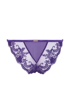 BLUEBELLA Marseille Brief (Heliotrope Purple) -Boutique Fashion Lingerie Store bluebella marseille brief purple lace mesh underwear sexy lingerie I