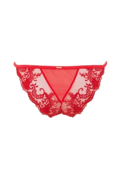 BLUEBELLA Marseille Brief (Red) 15 BLUEBELLA Marseille Brief (Red) -Boutique Fashion Lingerie Store bluebella marseille brief tomato red panty knicker lace embroidery sexy underwear lingerie H