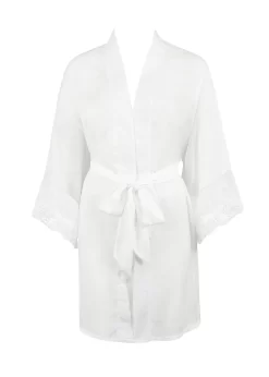 BLUEBELLA Marseille Luxury Satin Kimono (White)