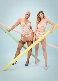 BLUEBELLA Marseille Suspender (White) 10 BLUEBELLA Marseille Suspender (White) -Boutique Fashion Lingerie Store bluebella marseille white suspender belt sexy bottoms sexy lingerie G